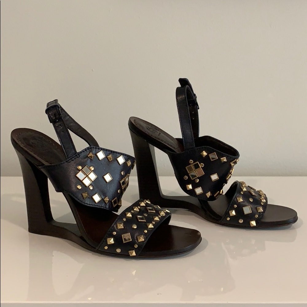Tory Burch cut out wedge heel